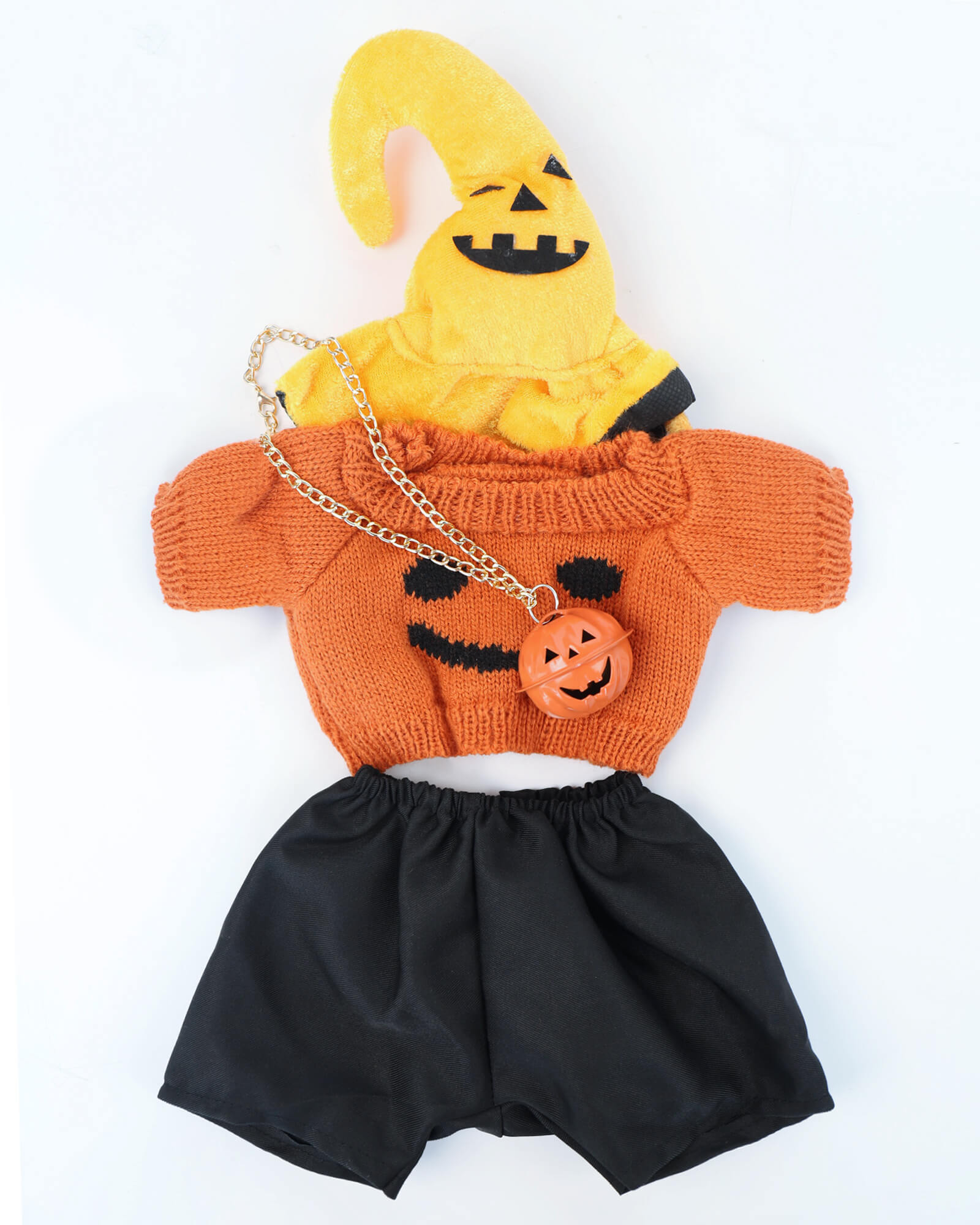 Halloween set with pumpkin necklace