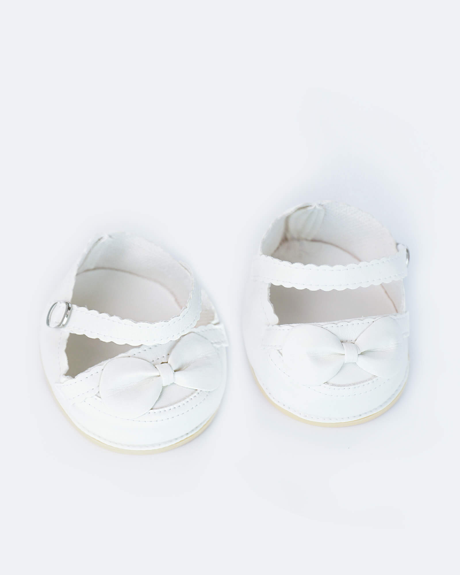 White small flower shoes