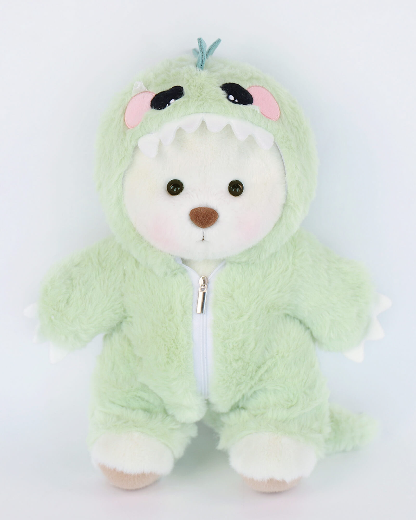 Isabel | Green Fluffy Dino  | Bedding Bear | Teddy Bear