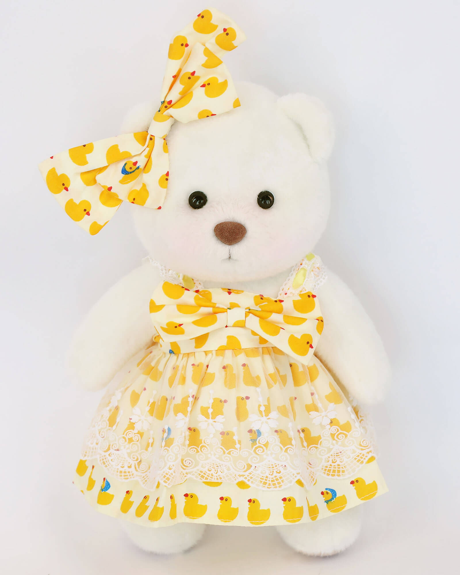 Norah | Big Yellow Duck Dress Bear | Bedding Bear