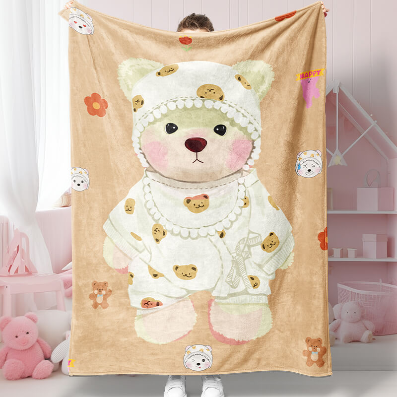 Pajamas Bear Bedding Bears Blanket | Teddy Bear Blanket