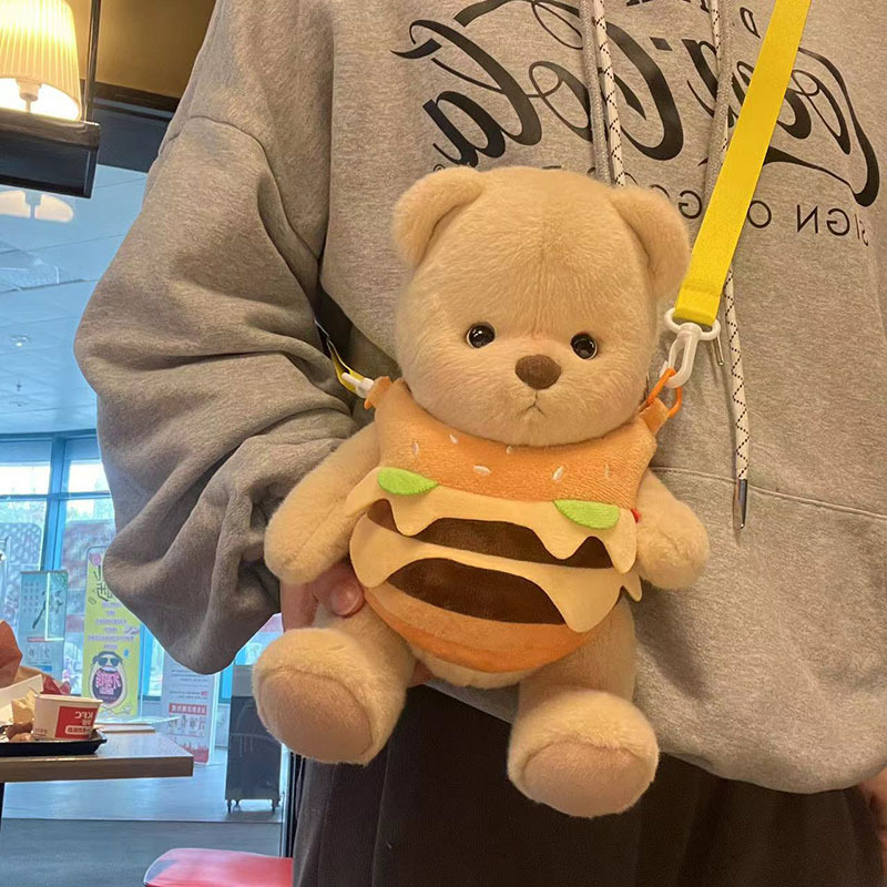 Hamburger Strap Bag Bedding Bear