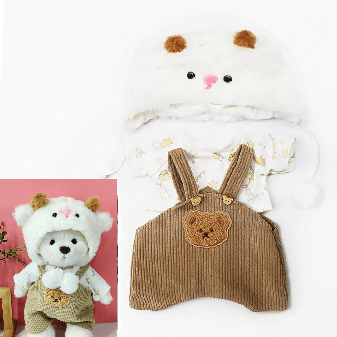 Brown Lamb Set of Three(Outfit Only) | Teddy Bear Clothes-Getahug