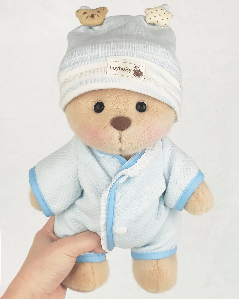 Blue Pajamas Bear | Handmade Jointed Teddy Bear Gift-Getahug