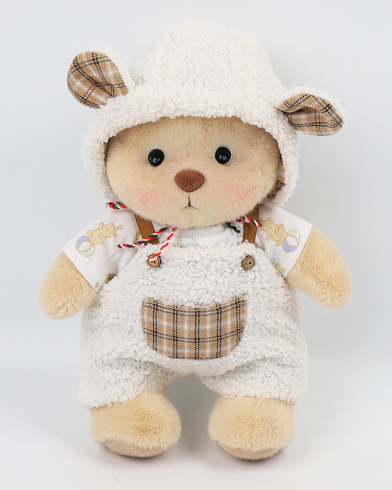 Brown Sheep Bear Handmade Jointed Teddy Bear GiftGetahug
