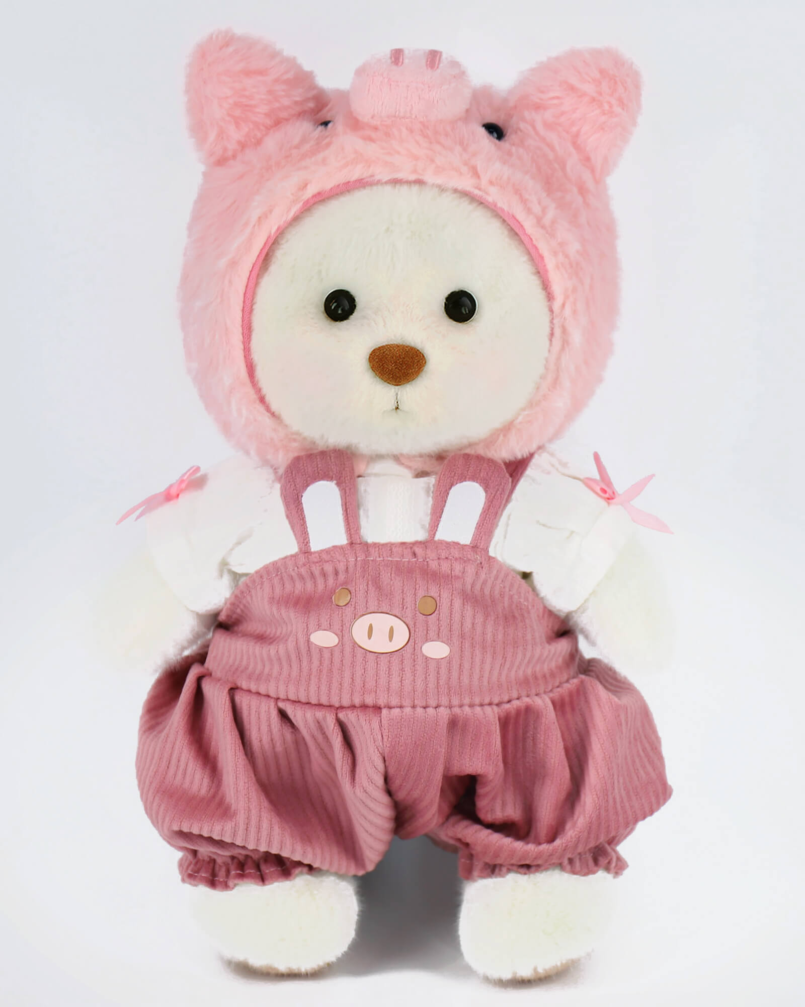 Pink Piggy Bear | Handmade Jointed Teddy Bear Gift-Getahug