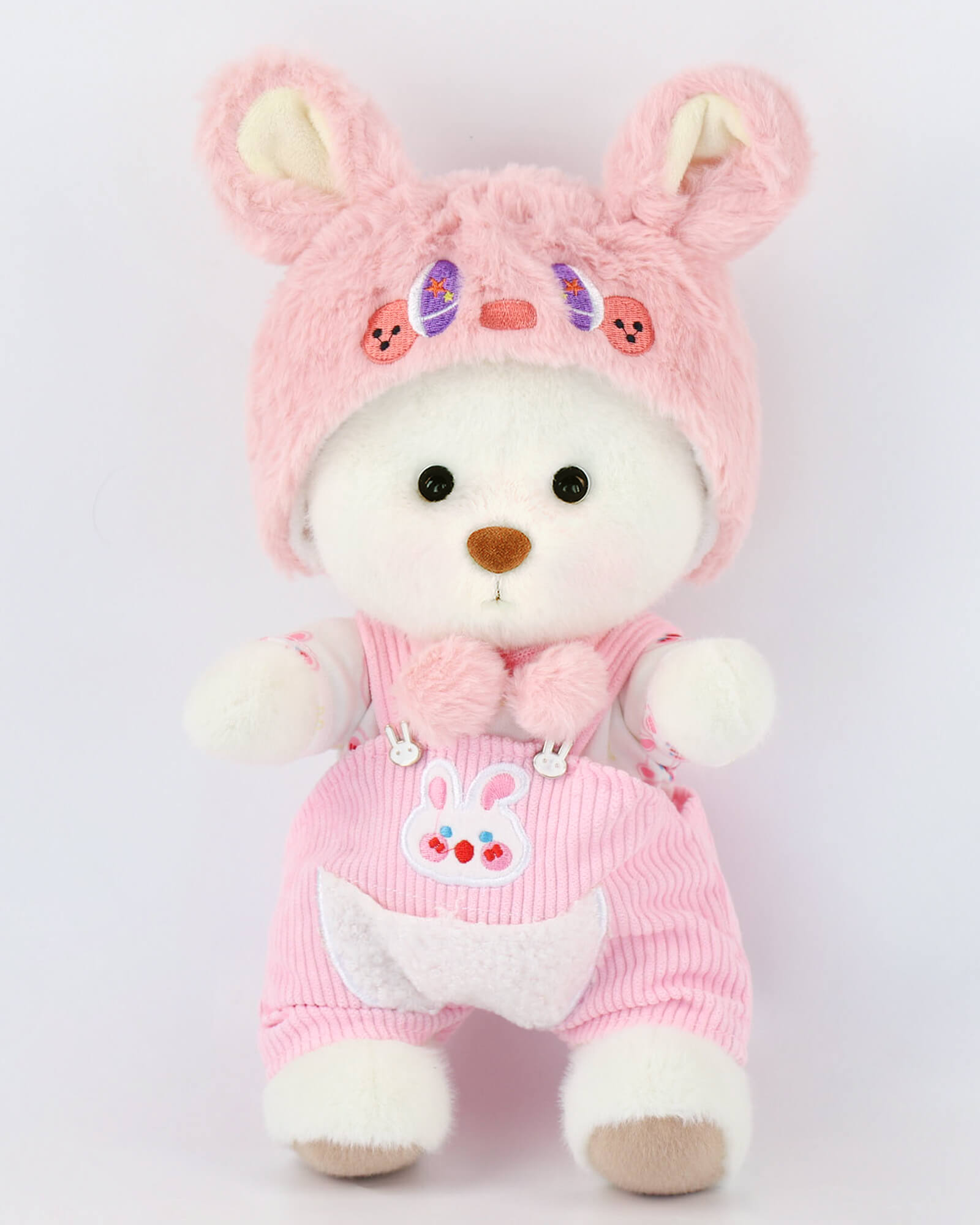 Pink Starry Bunny Bear | Handmade Jointed Teddy Bear Gift-Getahug