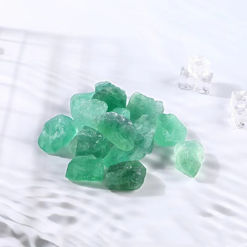 Natural Green Fluorite Crystal Aromatherapy Stones Aromatherapy Stones Crystal Home Decoration Stones 