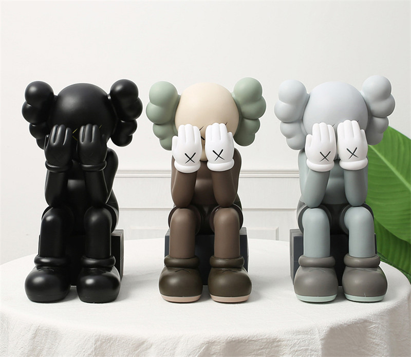 Hot-selling 28CM 1KG Originalfake Kaws  Passing Through Companion The material of PVC Sitting position With Original Box Action Figure model