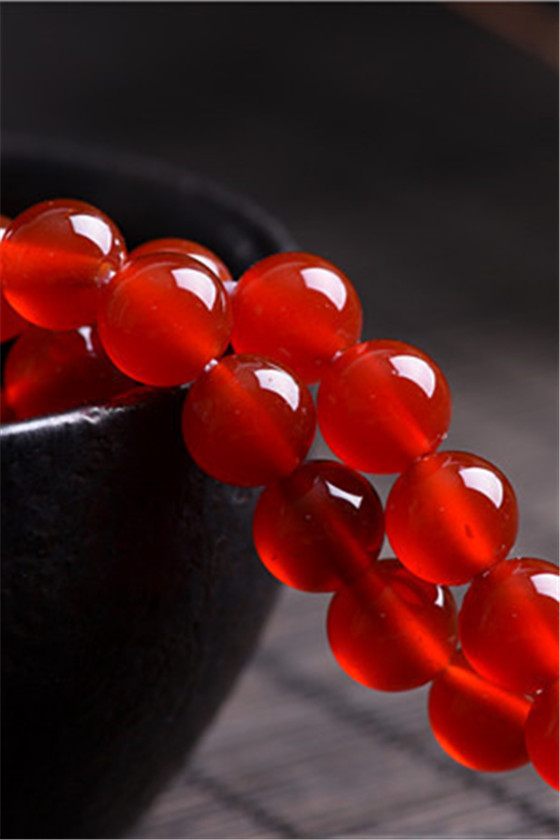 Ankupon  7A Natural Agate Gemstone Loose Beads Round 14mm Crystal Energy Stone Healing Power for Jewelry Making