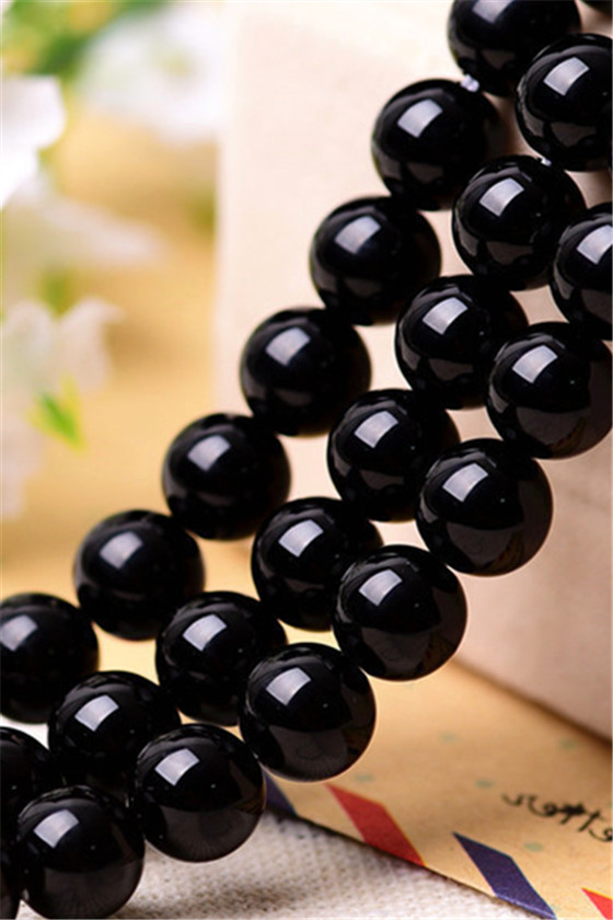 Ankupon  7A Grade Natural Agate Gemstone Loose Beads Round 14mm Crystal Energy Stone Healing Power for Jewelry Making
