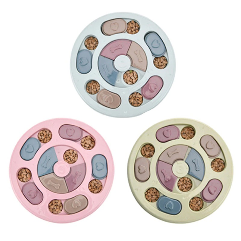 Dog Puzzle Feeder Toys Slow Feeder NonSlip Bowl