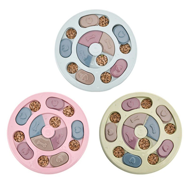 Dog Puzzle Feeder Toys Slow Feeder NonSlip Bowl