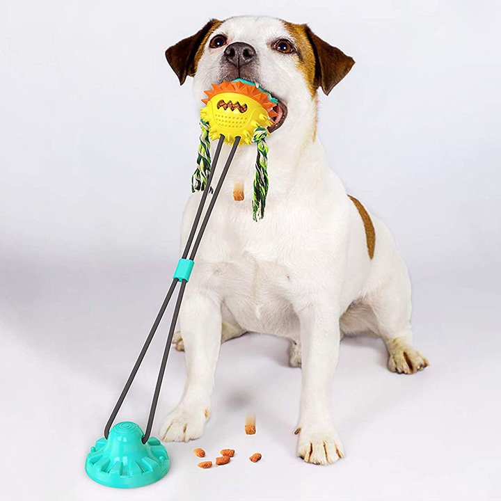 Dog Vacuum Suction Cup Tug-Of-War Toys