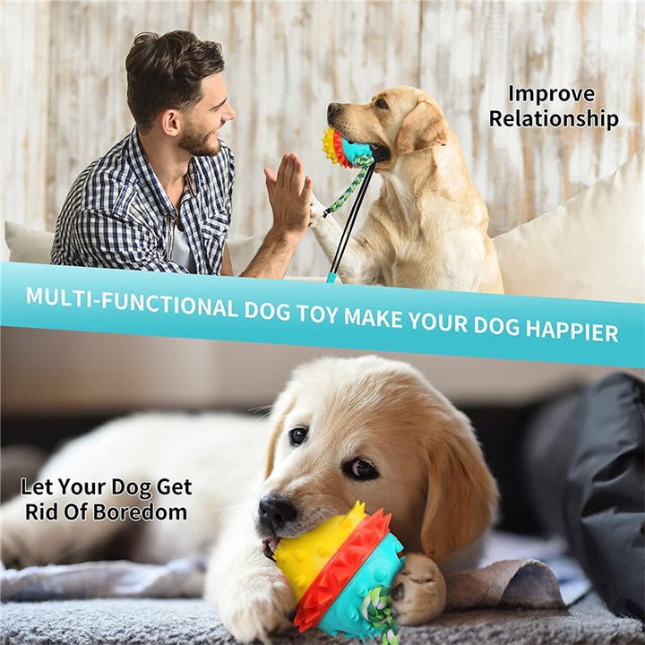 Dog Vacuum Suction Cup Tug-Of-War Toys