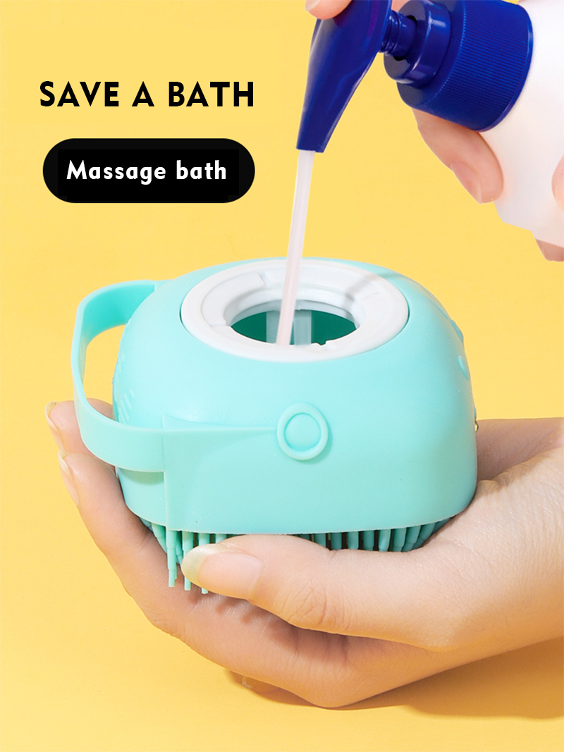 Dogs Silicone Massage Bath Brush