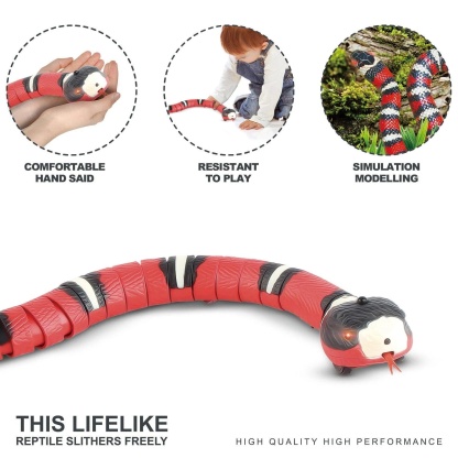 Electric infrared sensor snake dog toy