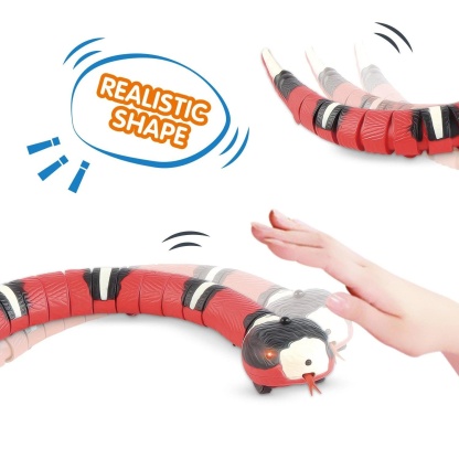 Electric infrared sensor snake dog toy