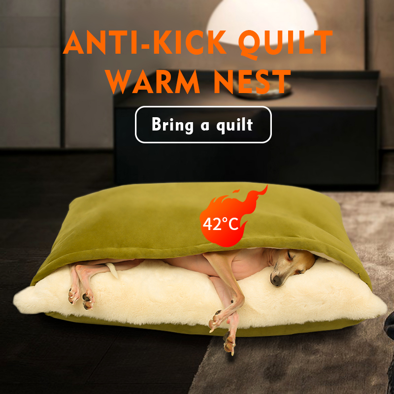 Winter Warm Detachable Sleeping Bag Dog Bed