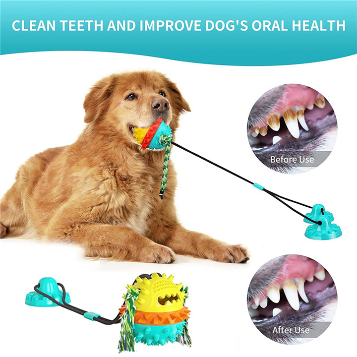 Dog Vacuum Suction Cup Tug-Of-War Toys