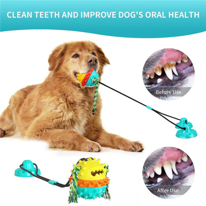 Dog Vacuum Suction Cup Tug-Of-War Toys