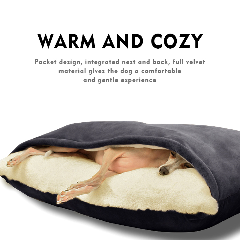 Winter Warm Detachable Sleeping Bag Dog Bed
