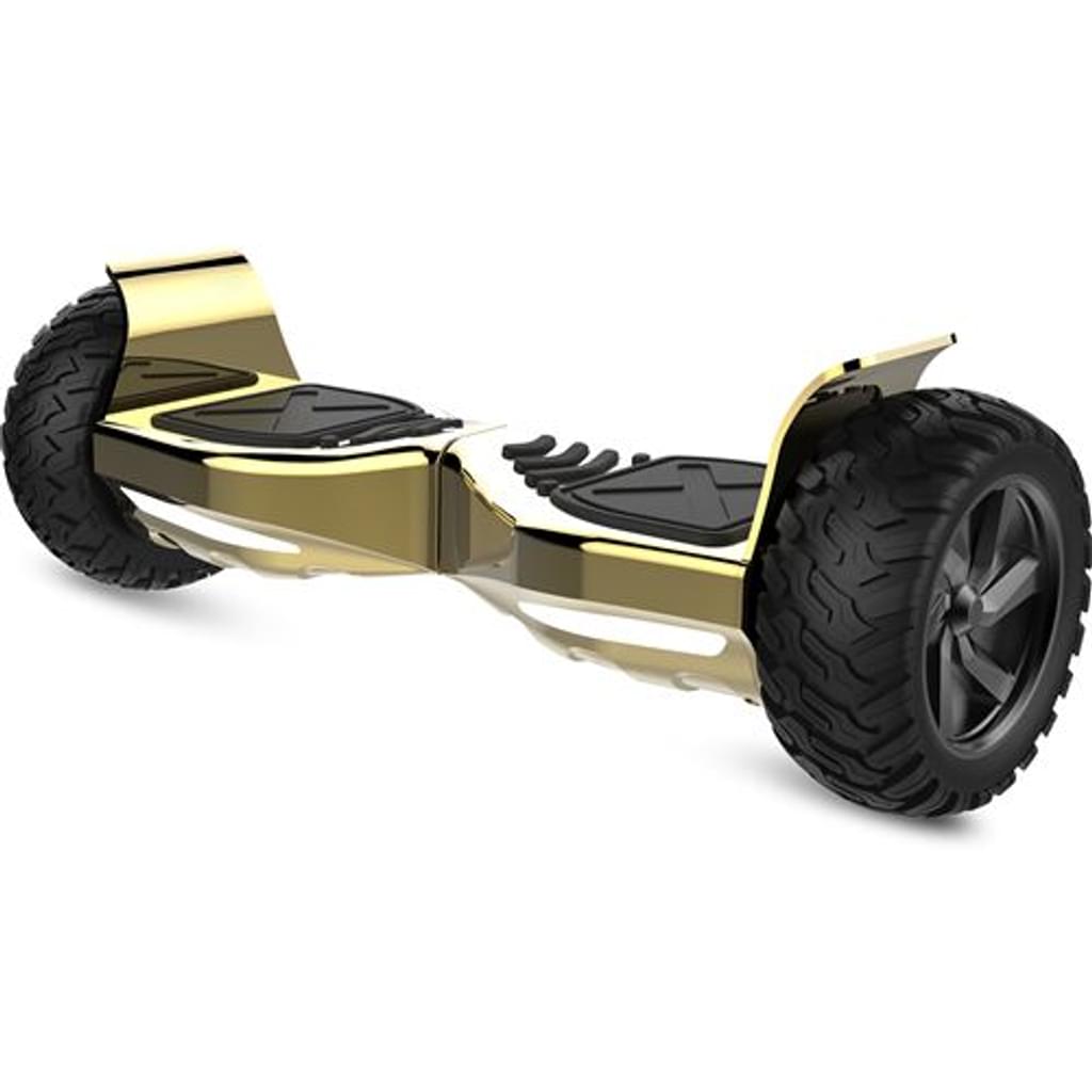 8,5" gold Offroad-Hoverboard mit Bluetooth, Musik Lautsprecher und Led Leuchten - 700W 15km/h-Hoverboarde