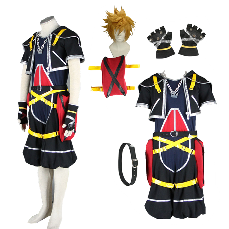 Anime Kingdom Hearts Sola Cosplay Costume 