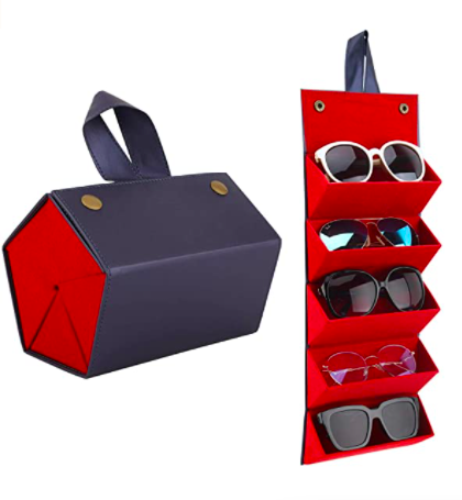Sunglasses case organizer