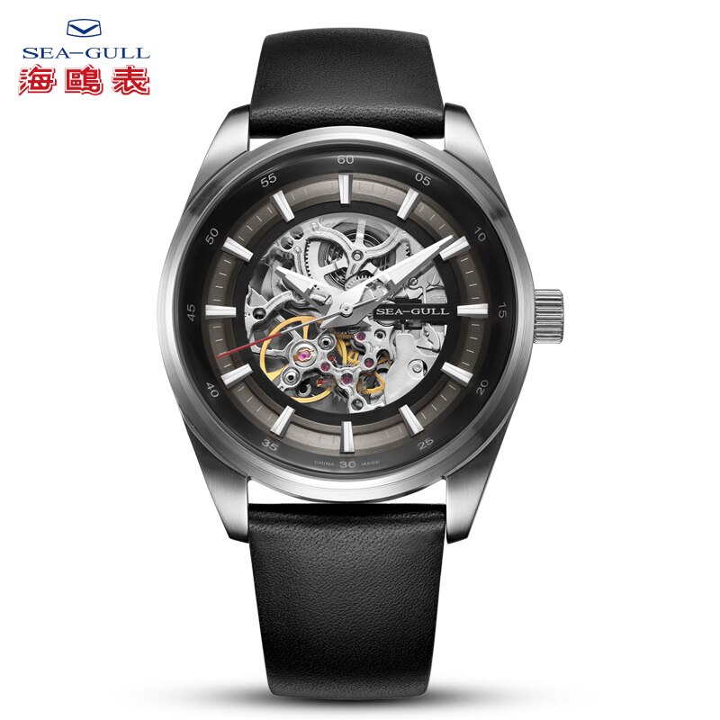 2021 Seagull Brand Men's Watch Business Hollow Luminous Waterproof Automatic Mechanical Watch Men's Watch Mechanic 819.92.6076H