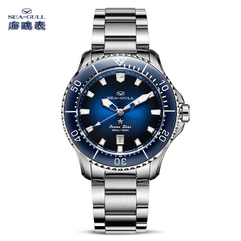 2021 New Seagull Automatic Mechanical Watch Men's Watch 300M Water Resistance 316L Stainless Steel Ceramic Bezel Ocean Star 1210
