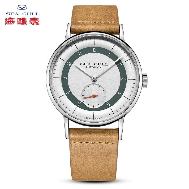 2021 New Seagull Men's Watch Automatic Mechanical Watch Belt Waterproof Sapphire Glass Casual Men's Watch Clock 819.93.6099