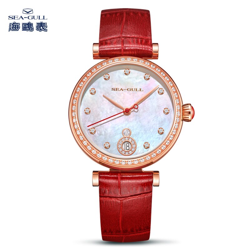 2022 New Seagull  Mechanical Watches Fashion Ladies Flow Color Fritillary Automatic Mechanical Watch For Women reloj mujer 6140L