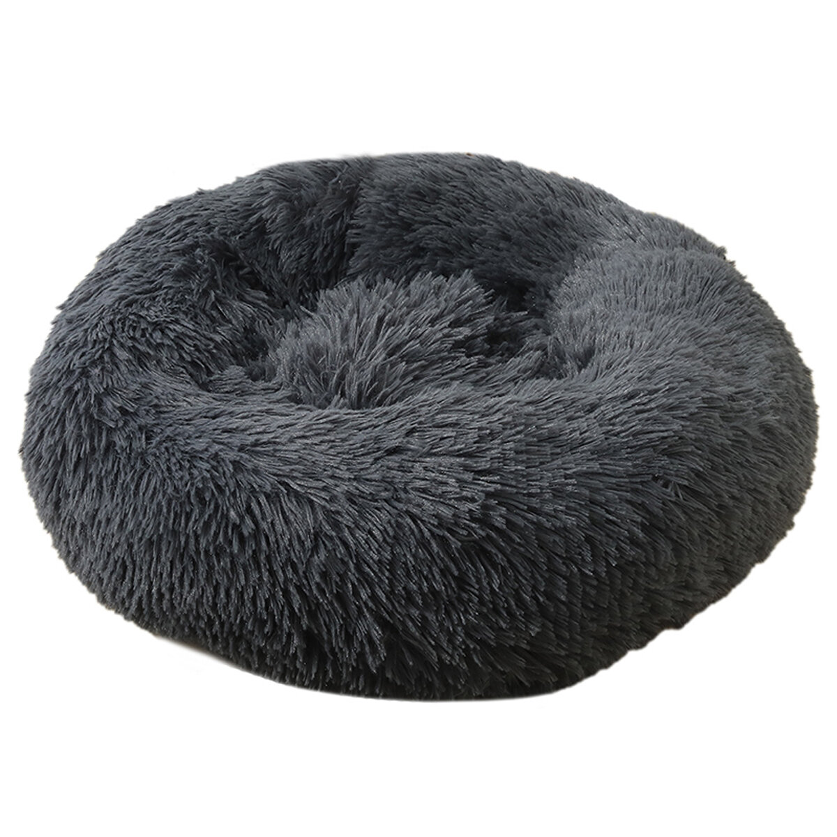 Super Soft Pet Bed Winter Warm Sleeping Bed for dogs Kennel Dog Round Cat Long Plush Puppy Cushion Mat Portable Pet Supplies-heyidear