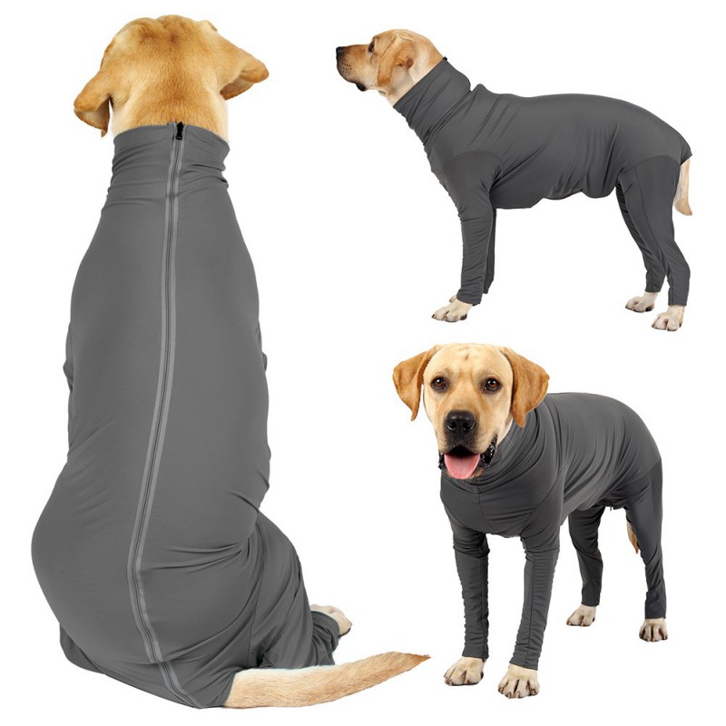 Medium Large Dogs Pajamas | Long-sleeve 4-leg Jumpsuit for Dog