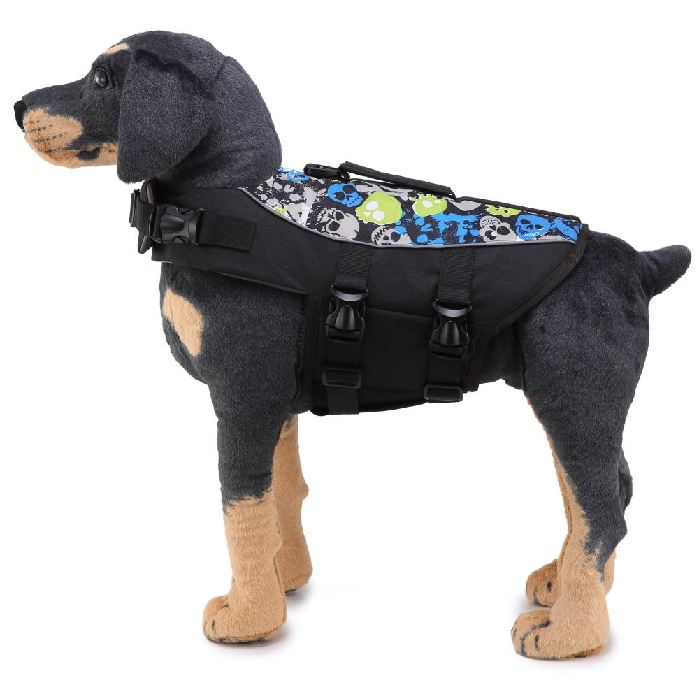 Summer Pet Dog Swimwear Vest Life Jacket For Dogs Labrador Dogs Jackets Clothes Safety Pet Swimsuit-heyidear