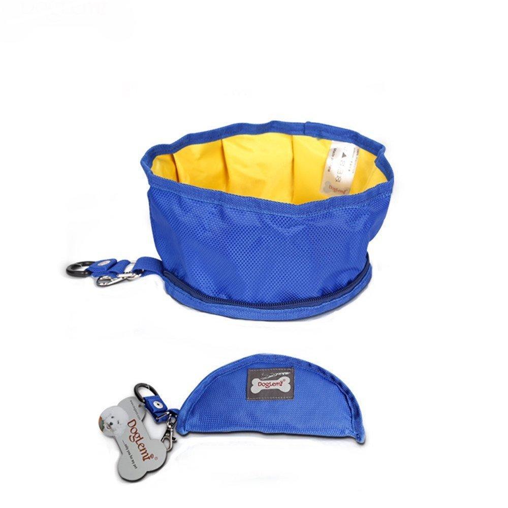 Collapsible Waterproof Pet dog Bowl Portable Travel Bowl Foldable Expandable Cup Dish for Pet-heyidear