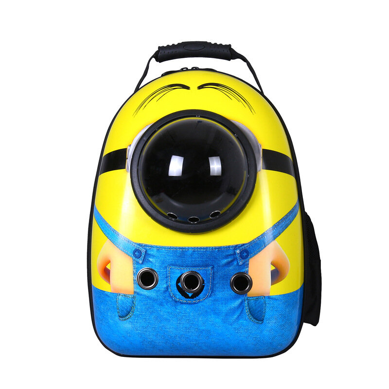 Cat Carrier Bag PC Material Waterproof Breathable Backpack Travel Bag Space Capsule for Pet-heyidear