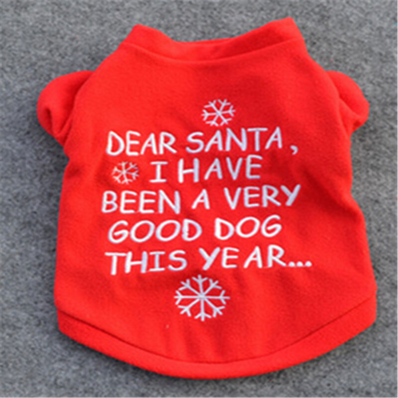 Christmas Pet Dog Cat Winter Clothes Warm Pullover Embroidered Outfit Coats Costume For Puppy Dogs-heyidear