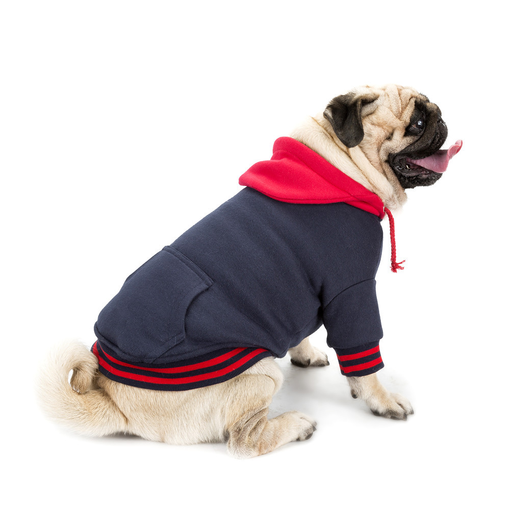 High-end Dog Clothes Color Matching Sweater With Pocket-heyidear