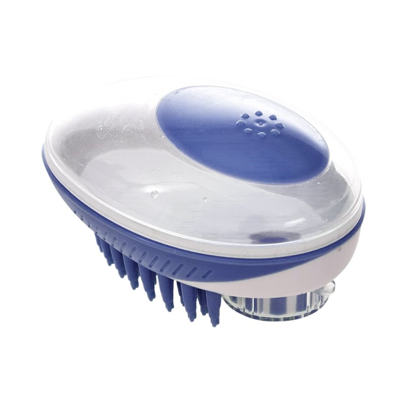 Multifunction Cleaning Comb Cat Soap Rubber Pet Bath Brush Dogs Grooming Tools Shampoo Dispenser From-heyidear