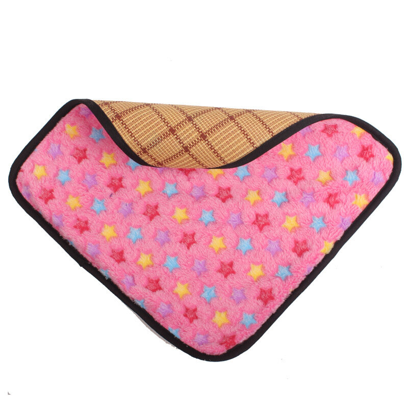 Dog Supplies Double-Sided Available Pet Mat Coral Fluffy Pet Cat Mat Four Seasons Available-heyidear