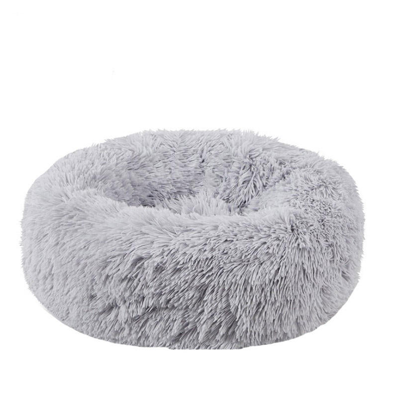 40-100cm Pet Supplies Kennel Round Plush Pet Nest Padded Soft Warm For Cat Bed Mat Pad-heyidear