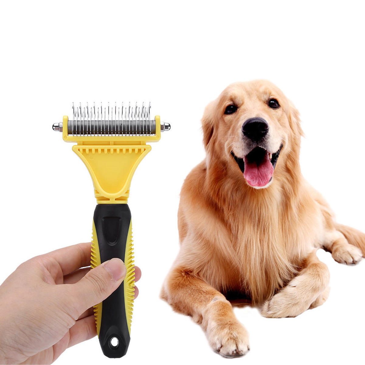 Dog Brush for Shedding-Best Cat Grooming Comb Tools Pet Hair Trimmer Clipper-heyidear