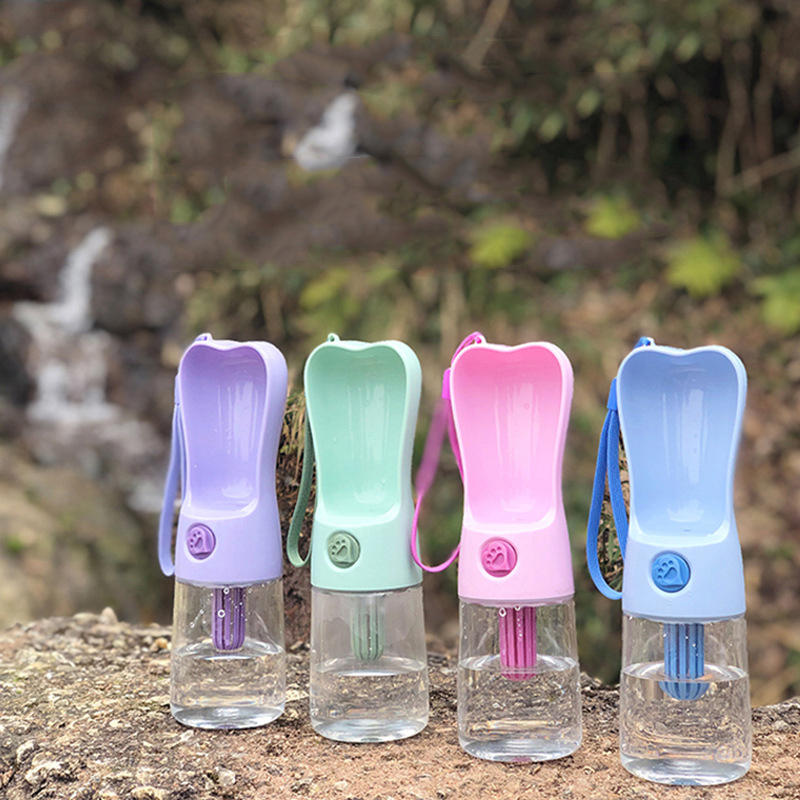 Pet Cup Outdoor Portable Travel Kettle Dog Drinking Fountain Cat Water Bottles Pet Water Dispenser Feeder-heyidear