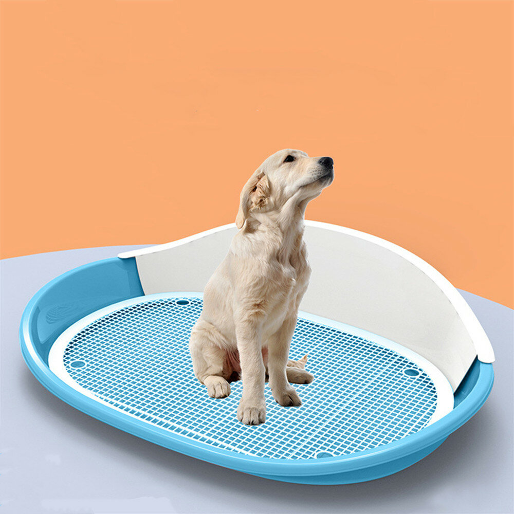 Pet Dog Toilet Puppy Potty Urinal Lavatory Basin Pee Training Tray Pad Plastic-heyidear