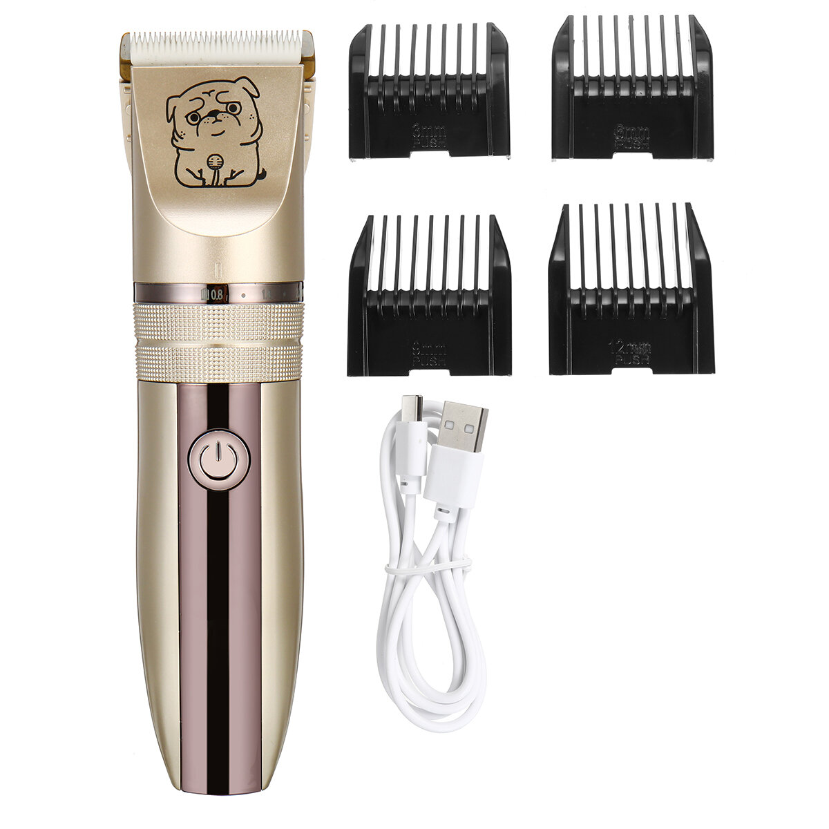 Pet Dog Cat Electric Hair Trimmer Toe Nail Trimmer Grooming Kit-heyidear