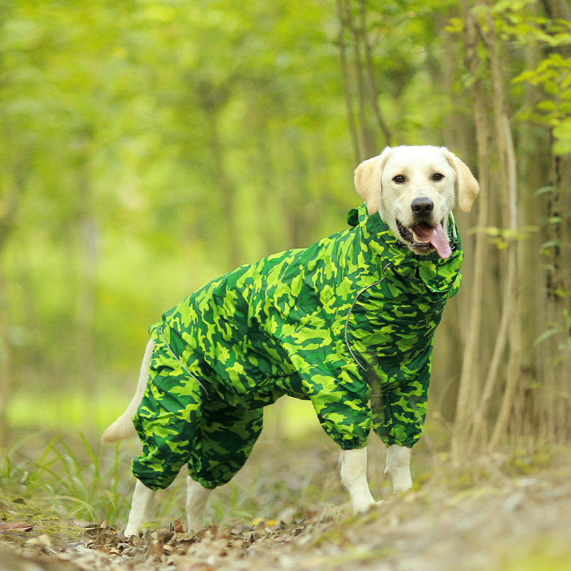 DogMEGA Reflective and Waterproof Raincoat for Dog
