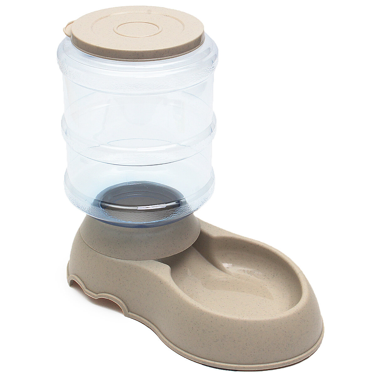 3.75L Portable Automatic Pet Dog Food Water Bottle Dispenser Dish Bowl Feeder-heyidear