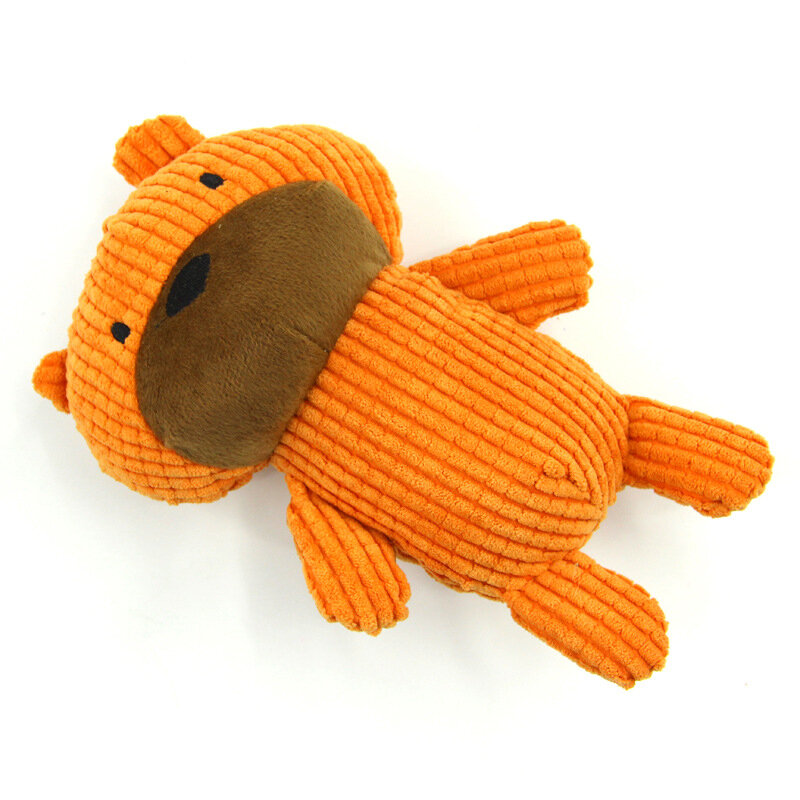 Cute Teddy Bear Vocal Bite-resistant Plush Dog pet Toy-heyidear